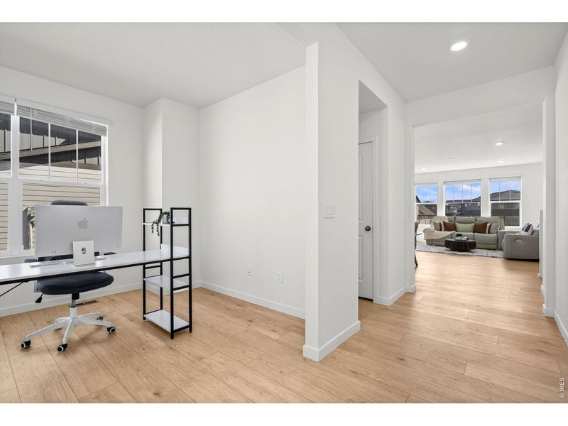 Furnished interior view inside a new home in Timnath Lakes, Timnath (Image 30). Furnished interior view inside a new home in Timnath Lakes, Timnath (Image 30).