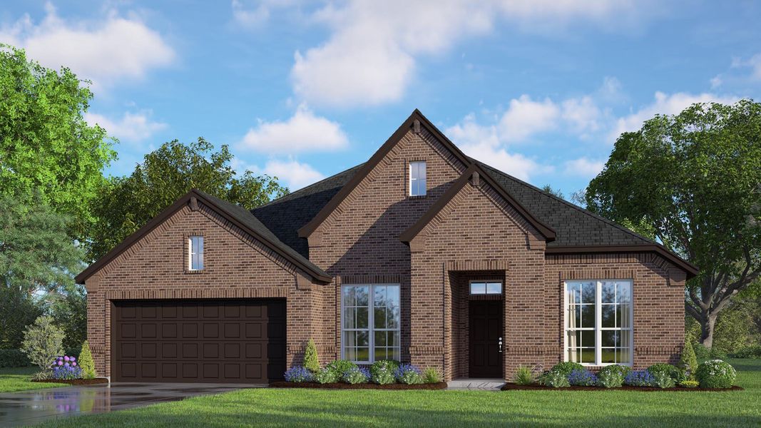 Representative exterior photo of a completed home built from the Concept 2464 by Risewell Homes in Silo Mills, Joshua, TX (Image 5). Representative exterior photo of a completed home built from the Concept 2464 by Risewell Homes in Silo Mills, Joshua, TX (Image 5).