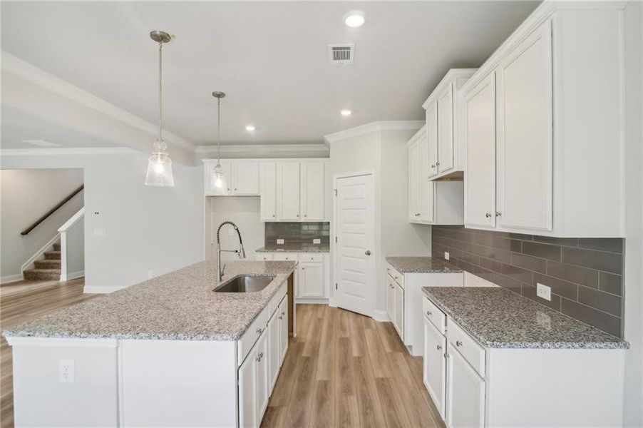 Furnished interior view inside a new home in Crofton Place Enclave, Snellville (Image 7).