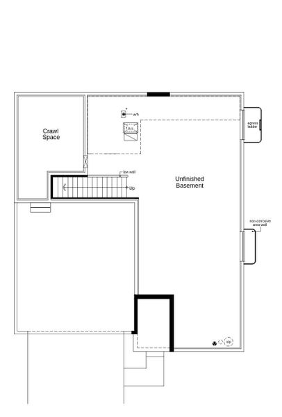 2D floor plan layout of this home in Murphy Creek Reserve, Aurora, CO (Image 4).