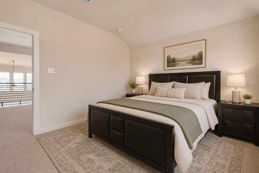 Furnished interior view inside a new home in , Richmond (Image 11).