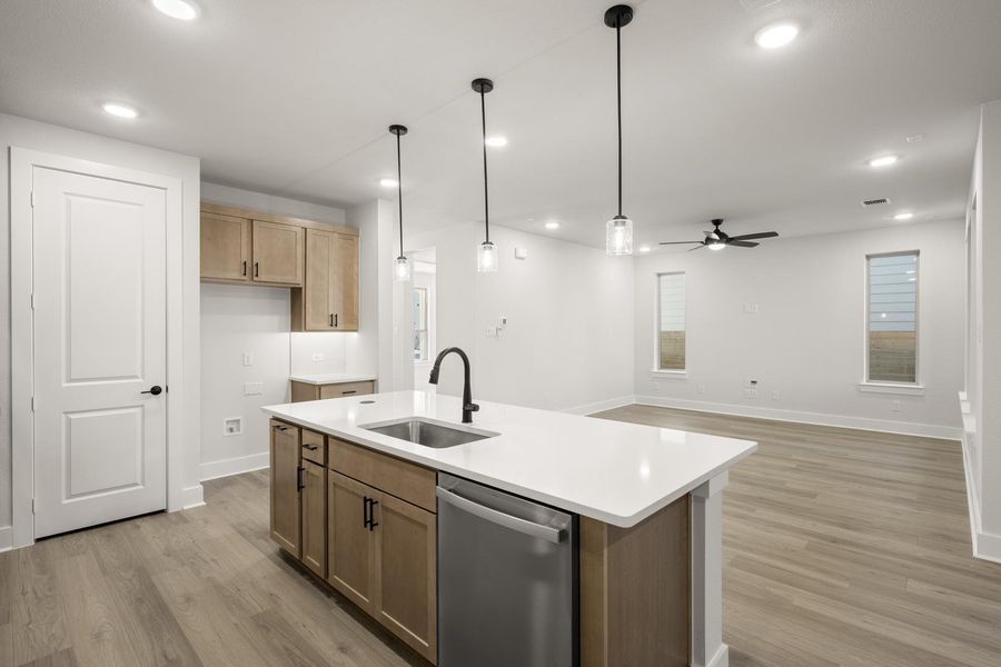 Furnished interior view inside a new home in Terrace Collection at Harvest, Argyle (Image 8).