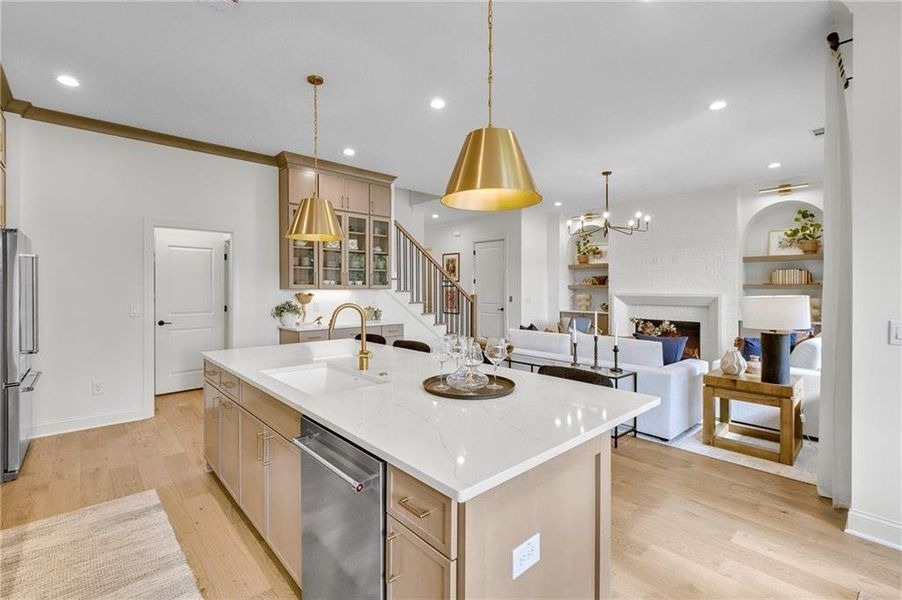 Furnished interior view inside a new home in Laurel View, Suwanee (Image 37).