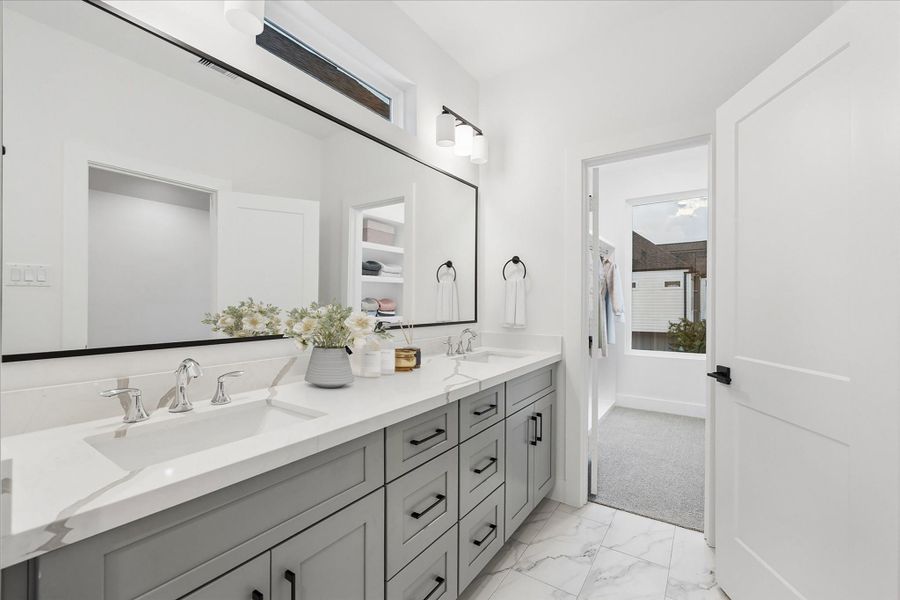 Furnished interior view inside a new home in , Houston (Image 28).