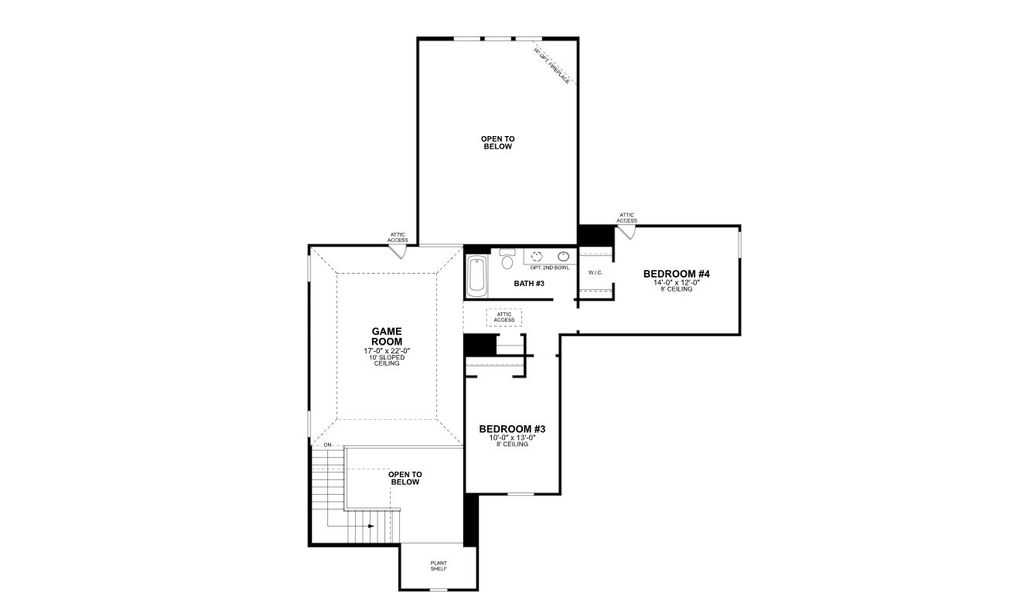 2D floor plan layout of this home in Lilyana, Celina, TX (Image 4). 2D floor plan layout of this home in Lilyana, Celina, TX (Image 4).