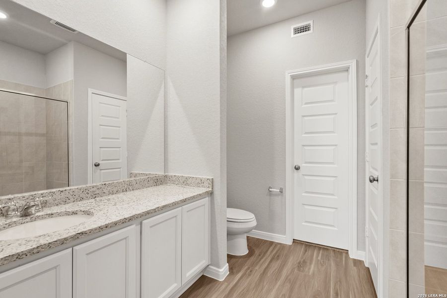 Furnished interior view inside a new home in Abbott Place, St. Hedwig (Image 7).