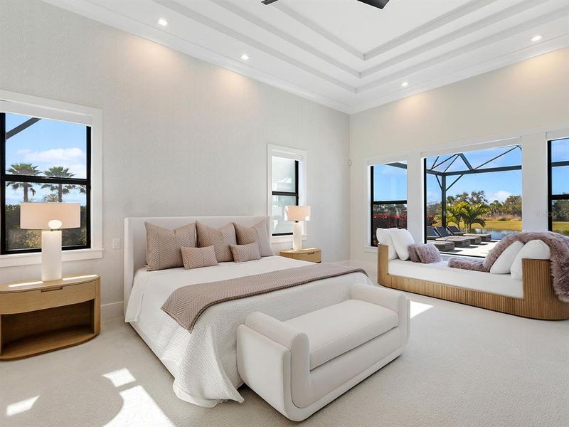 Furnished interior view inside a new home in , Lakewood Ranch (Image 44).