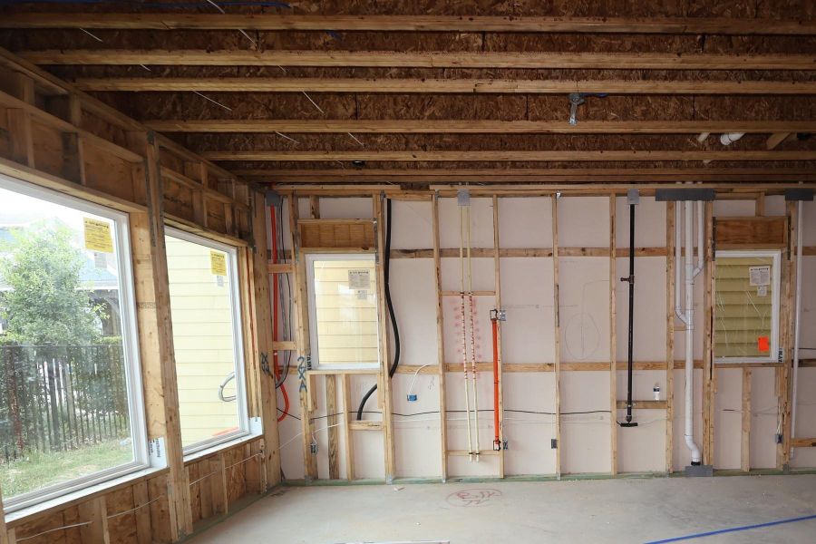 In-progress construction of a new home in Retreat at Oak Park, Houston, TX (Image 5).