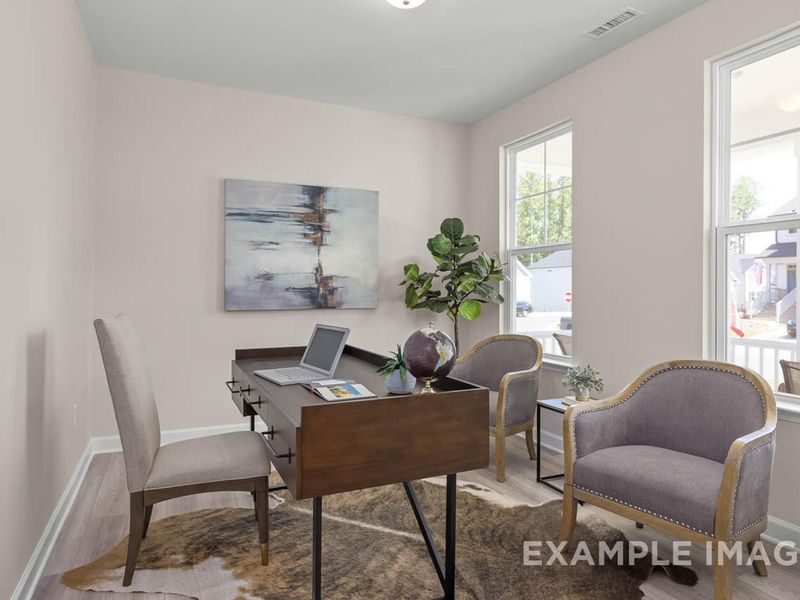 Furnished interior view inside a new home in Retreat at North Main, Lillington (Image 4).