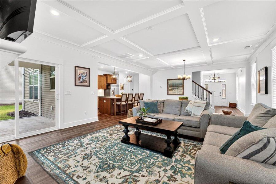 Furnished interior view inside a new home in , Summerville (Image 17).
