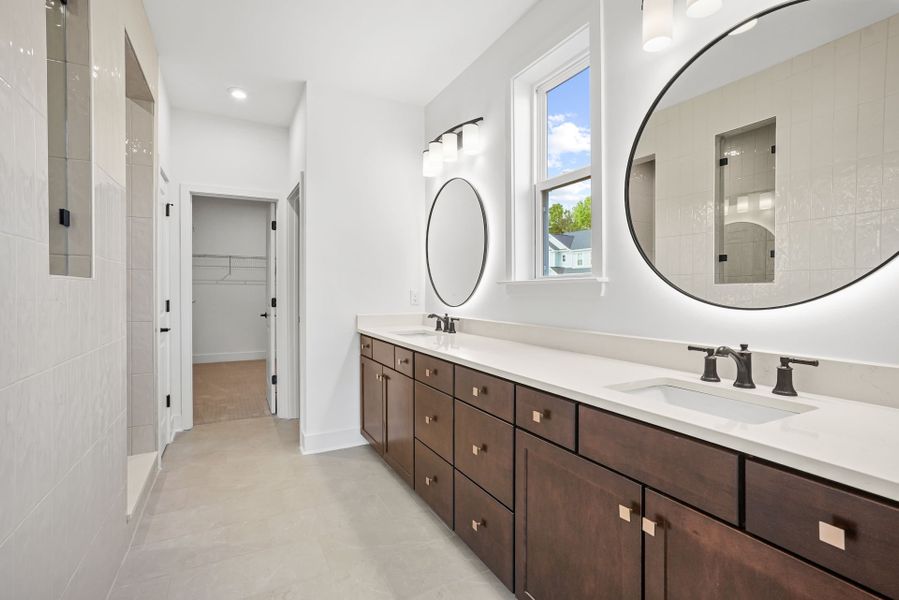Representative furnished interior of a home built from the Shetland by Pulte Homes in Parkside Crossing, Charlotte (Image 11). Representative furnished interior of a home built from the Shetland by Pulte Homes in Parkside Crossing, Charlotte (Image 11).
