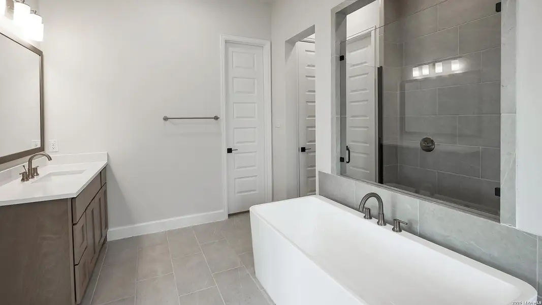 Furnished interior view inside a new home in Veramendi, New Braunfels (Image 12).