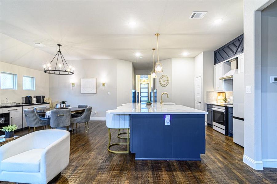 Furnished interior view inside a new home in , Josephine (Image 8).