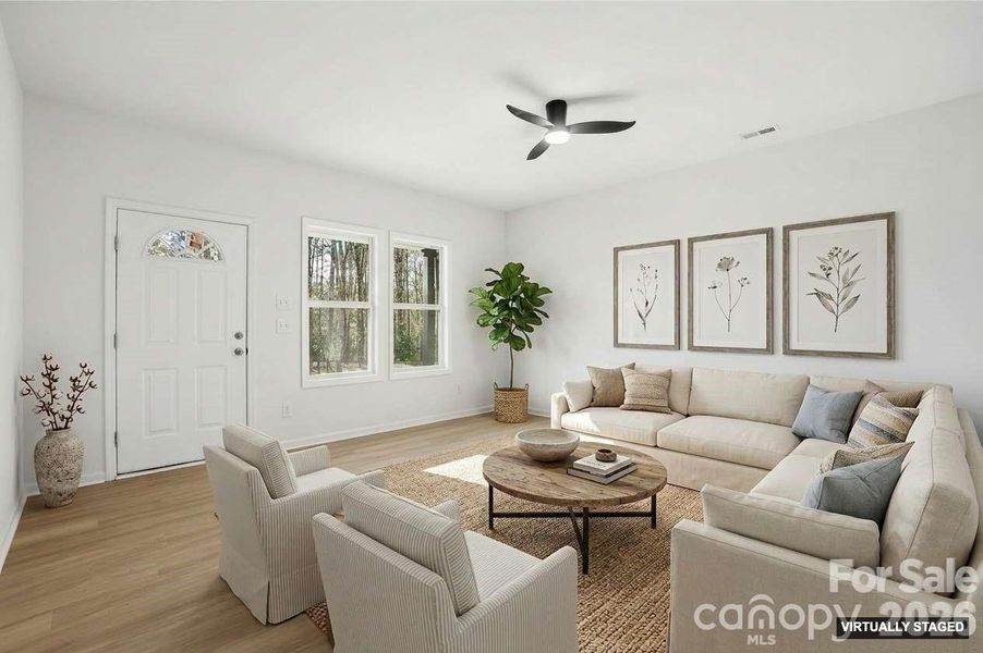 Furnished interior view inside a new home in , Monroe (Image 5).