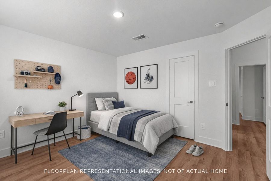 Furnished interior view inside a new home in Ambrose, La Marque (Image 8).