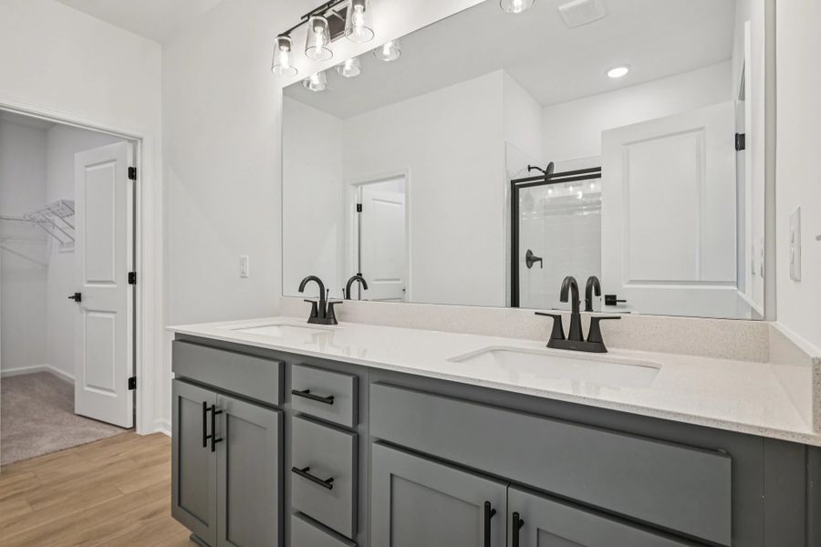 Primary Bath featuring the AW Collection® Minimalist - Sleek finishes and dramatic contrasts shine.