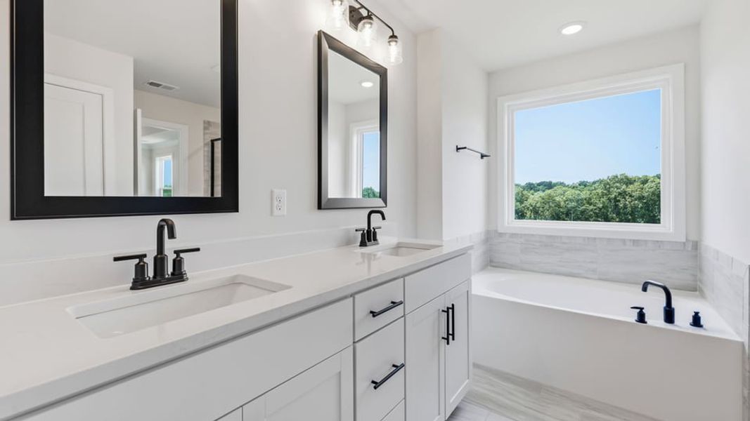 Furnished interior view inside a new home in Sunset Summits, Spartanburg (Image 10).