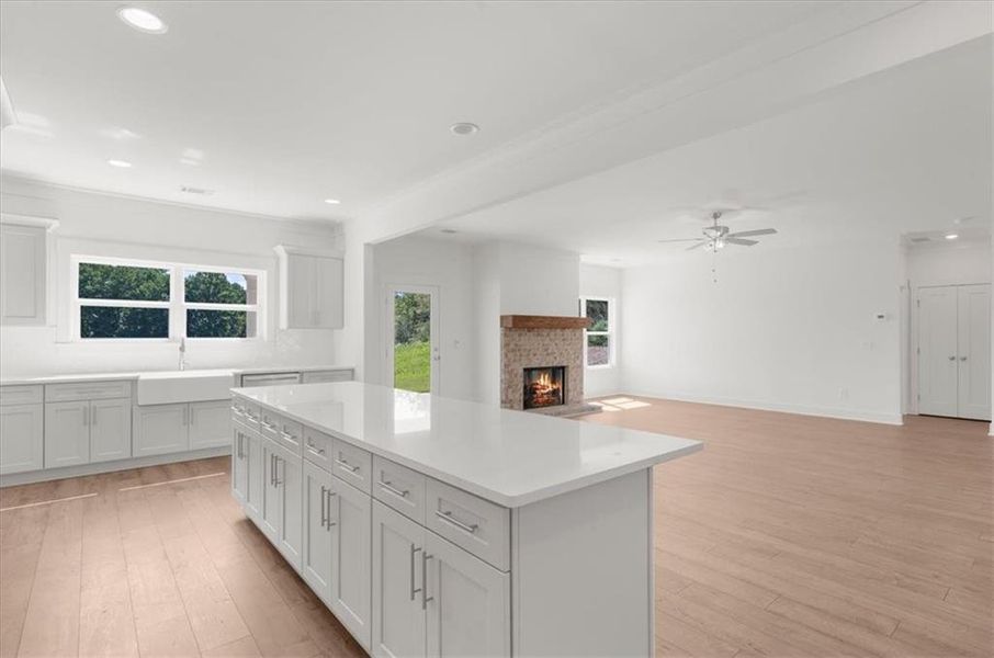 Furnished interior view inside a new home in , Cumming (Image 12).