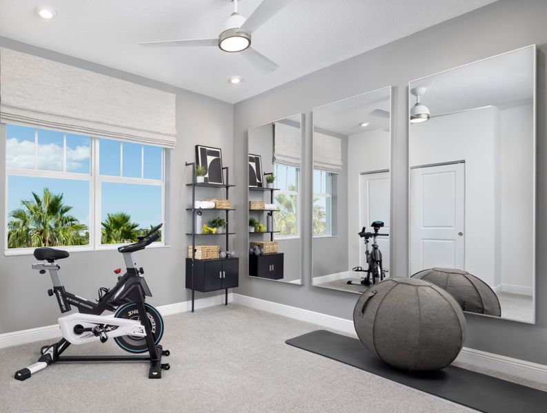 Representative furnished interior of a home built from the Dylan by Mattamy Homes in Avila, Jensen Beach (Image 12).