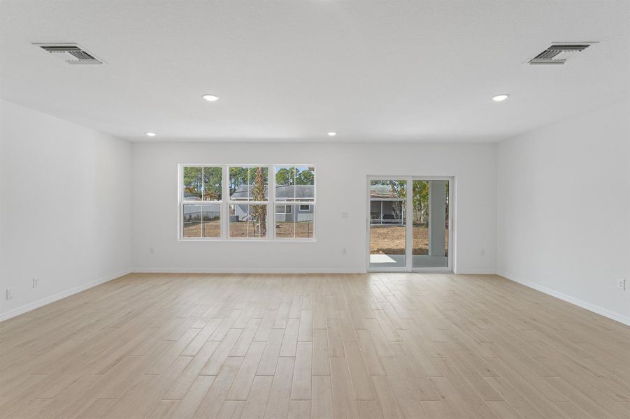 Great Room and Dining Area