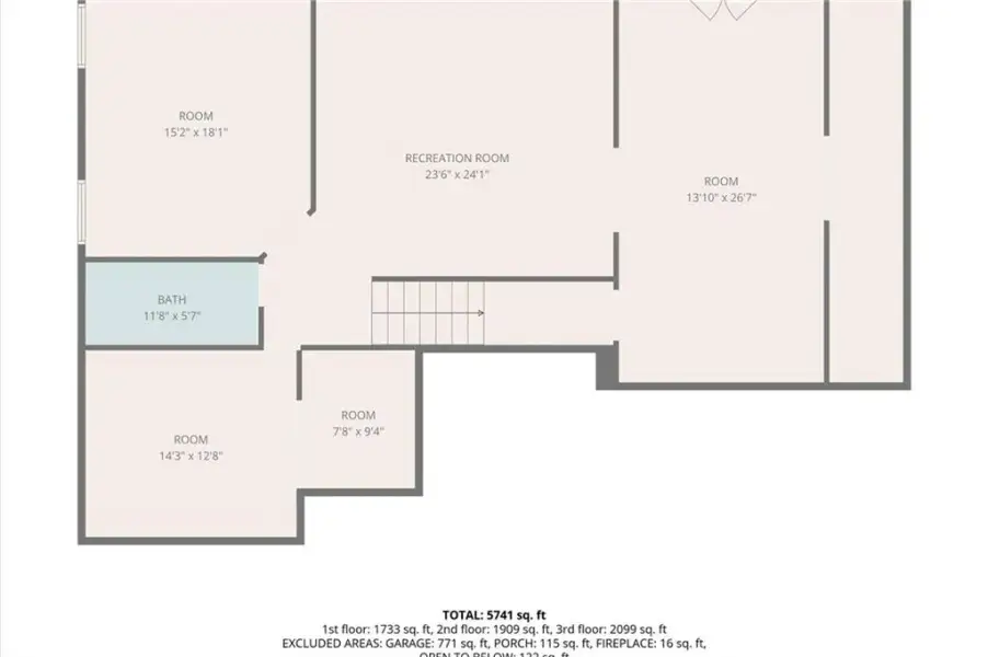 2D floor plan layout of this home in , Flowery Branch, GA (Image 7).