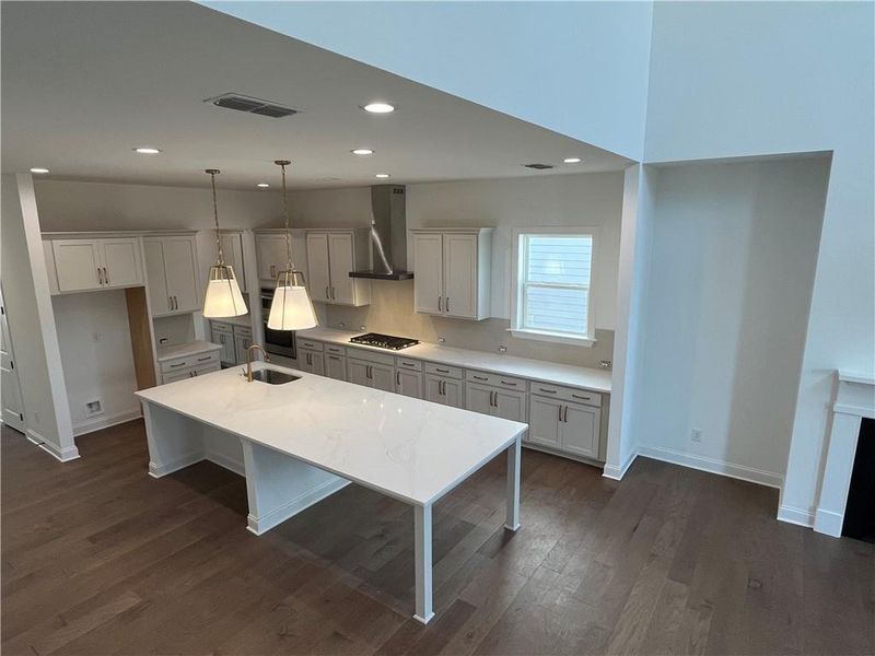 Furnished interior view inside a new home in East Harbor II at Chestatee, Dawsonville (Image 4).