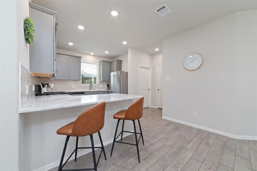 Furnished interior view inside a new home in Rosehill Meadow, Tomball (Image 30). Furnished interior view inside a new home in Rosehill Meadow, Tomball (Image 30).