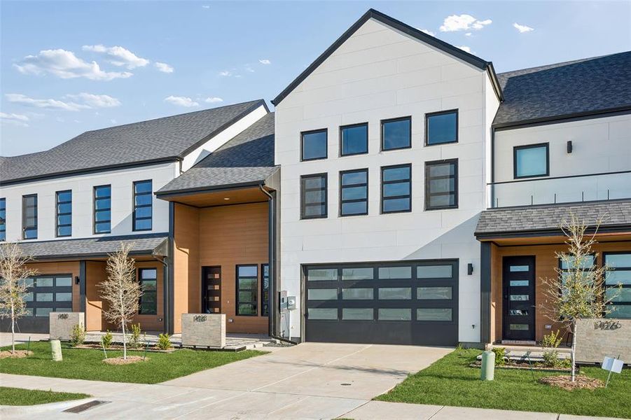 Front exterior of a new home in The Apollo, Wylie, TX, highlighting curb appeal (Image 2). Front exterior of a new home in The Apollo, Wylie, TX, highlighting curb appeal (Image 2).