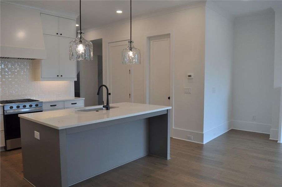 Furnished interior view inside a new home in , Marietta (Image 13).