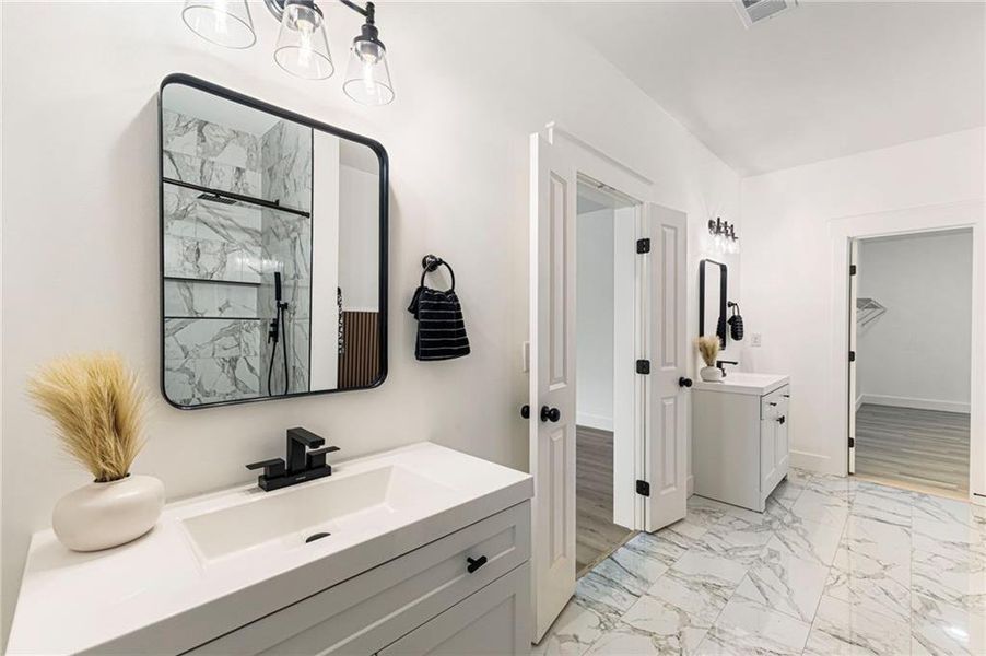 Furnished interior view inside a new home in , Cartersville (Image 36).