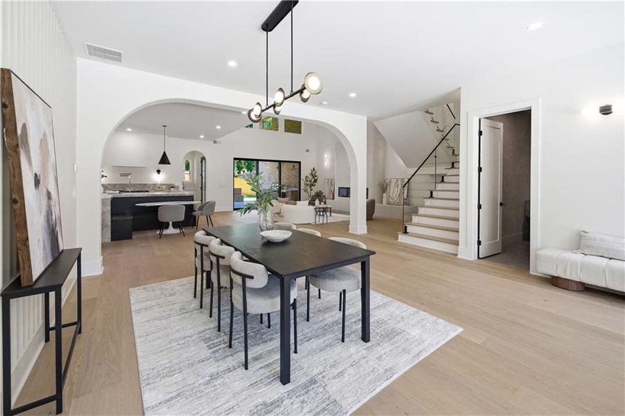 Furnished interior view inside a new home in , Lawrenceville (Image 11).