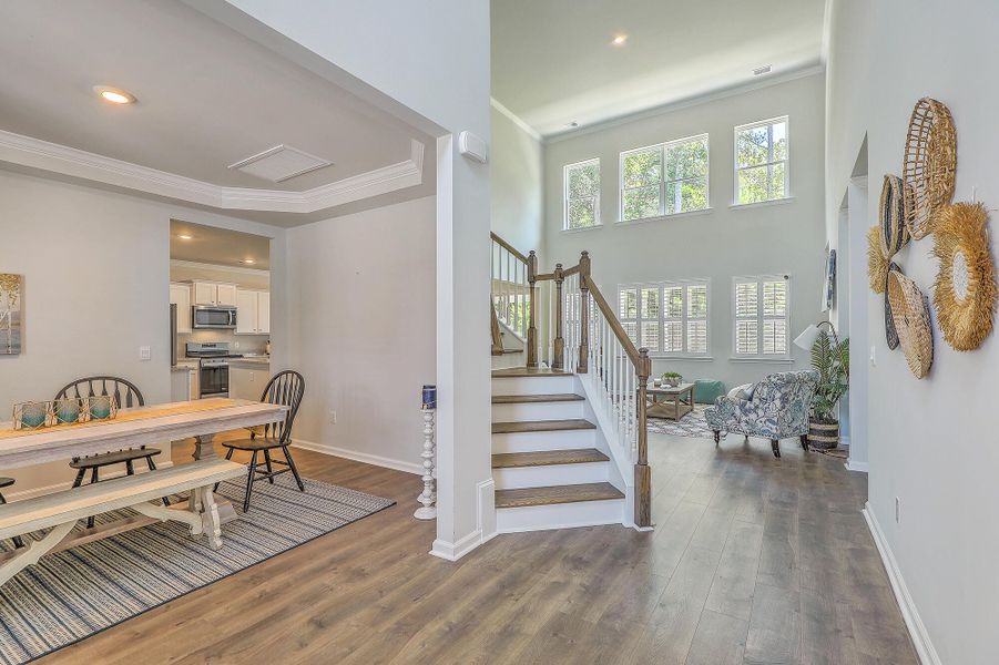 Furnished interior view inside a new home in The Ponds, Summerville (Image 37). Furnished interior view inside a new home in The Ponds, Summerville (Image 37).