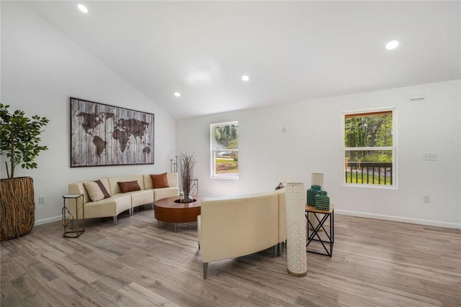 Furnished interior view inside a new home in , Atlanta (Image 15).