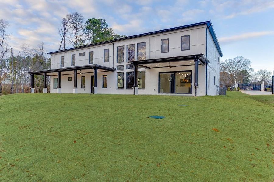 Exterior details and patio area of a home in , Buford (Image 32).