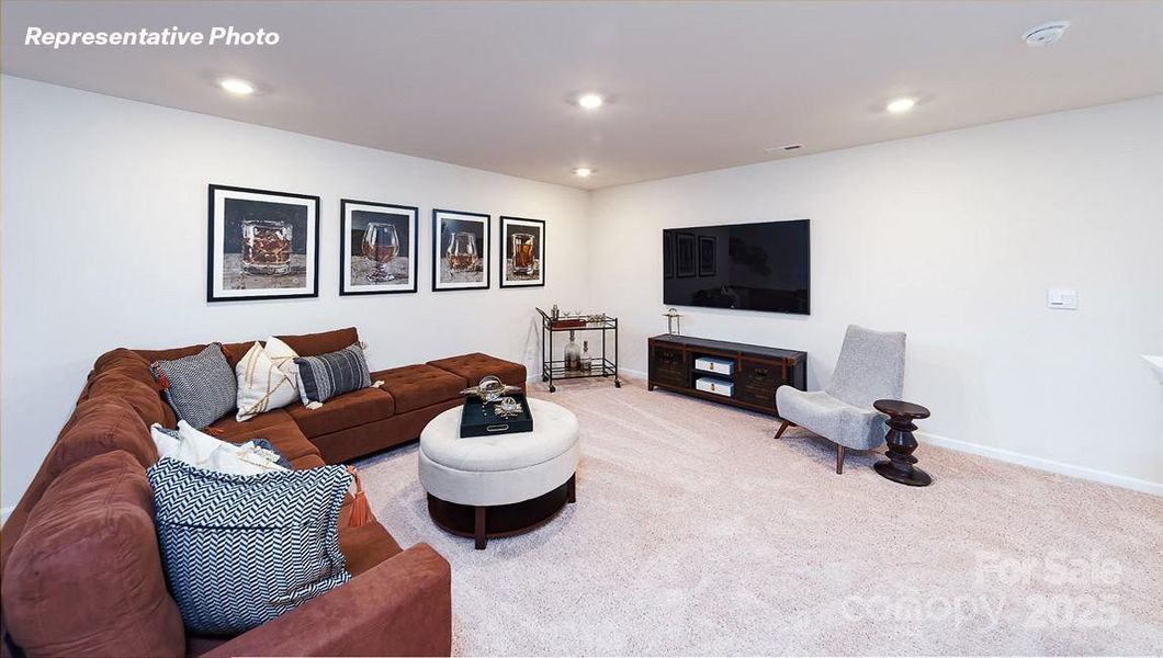 Furnished interior view inside a new home in Blackstone Bay Townhomes, Sherrills Ford (Image 15).