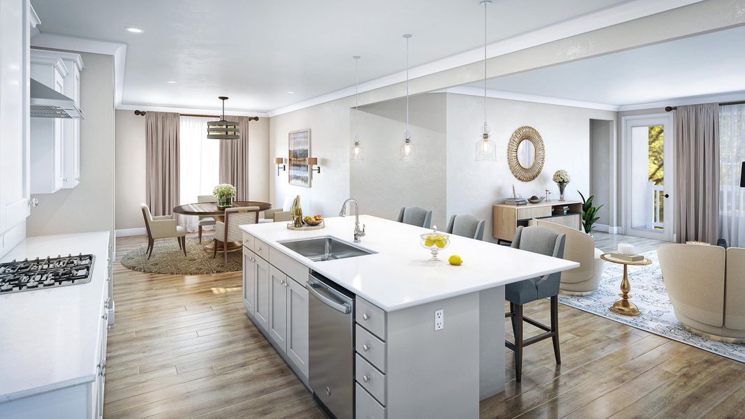 Furnished interior view inside a new home in Liberty Hill Farm, Mount Pleasant (Image 5).