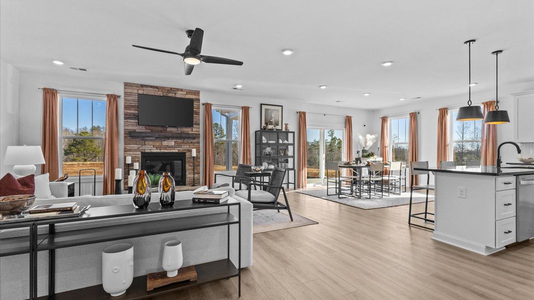 Furnished interior view inside a new home in Wells Crossing, Seneca (Image 3).