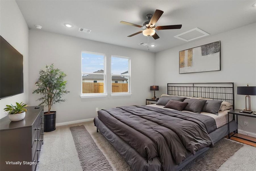 Furnished interior view inside a new home in Morningstar, Andice (Image 6). Furnished interior view inside a new home in Morningstar, Andice (Image 6).