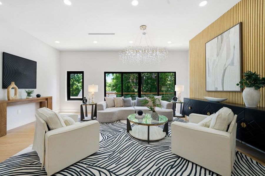 Furnished interior view inside a new home in , Decatur (Image 18).