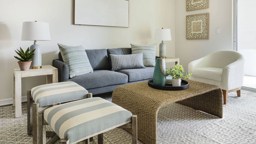 Furnished interior view inside a new home in Oasis at Longwood Run, Sarasota (Image 6).