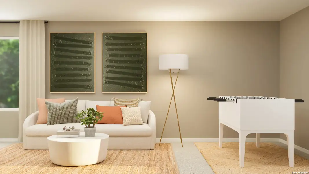 Furnished interior view inside a new home in Ridge View Estates, Seguin (Image 27).