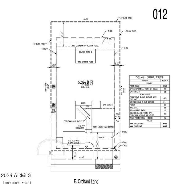 Plot Plan