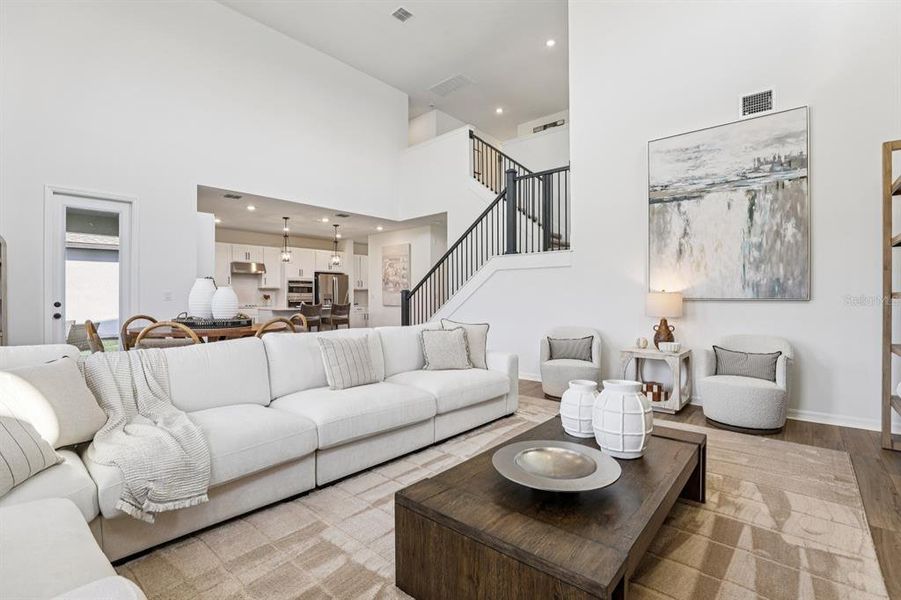 Furnished interior view inside a new home in Hawks Run, Kissimmee (Image 7).