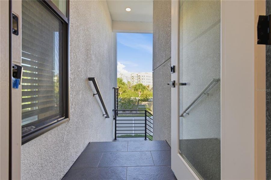 Exterior details and patio area of a home in , New Port Richey (Image 39).