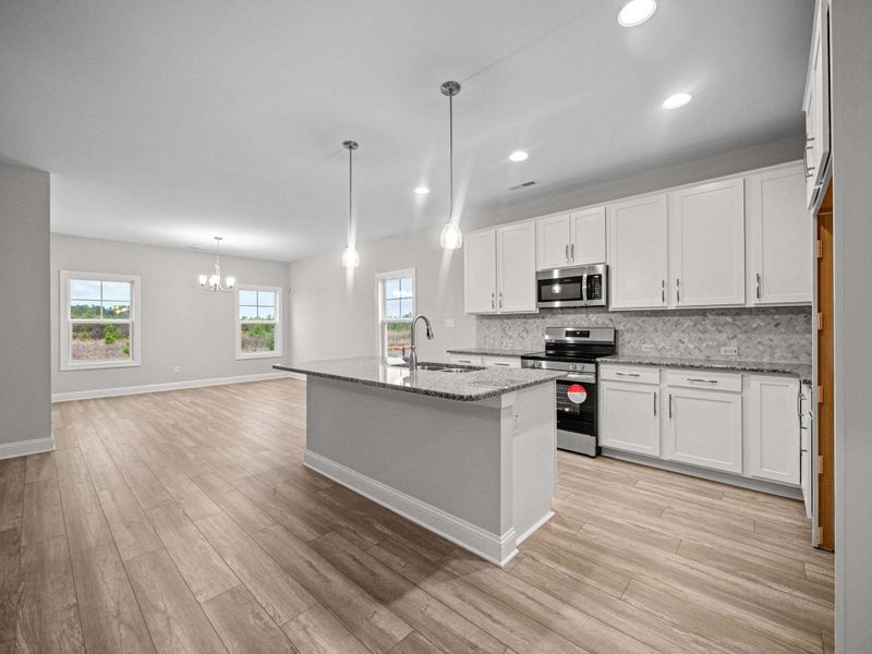 Representative furnished interior of a home built from the Dogwood by Caviness & Cates Communities in Maggie Way, Wendell (Image 155).