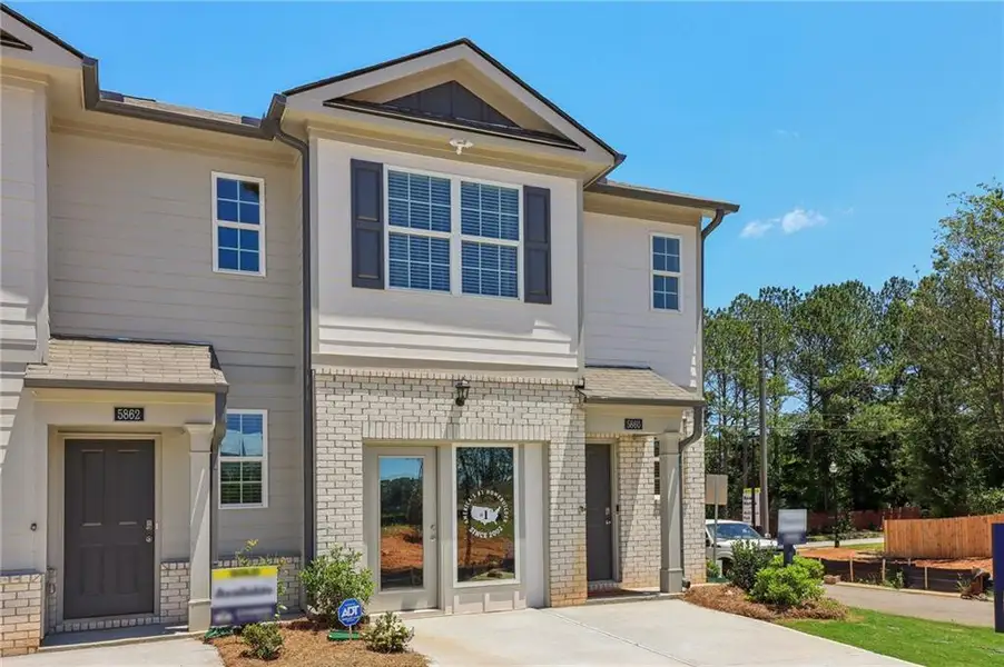 Front exterior of a new home in , Atlanta, GA, highlighting curb appeal (Image 2).