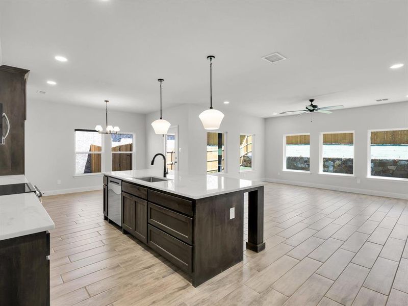 Furnished interior view inside a new home in , Springtown (Image 7).