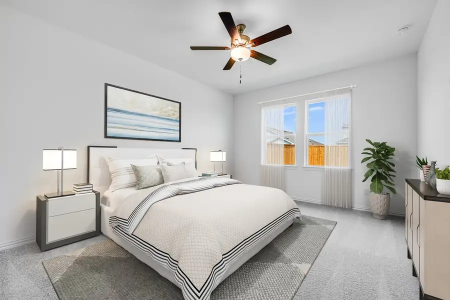 Furnished interior view inside a new home in River Ridge, Crandall (Image 4).