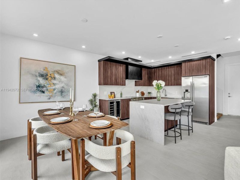 Furnished interior view inside a new home in , Dania Beach (Image 57).