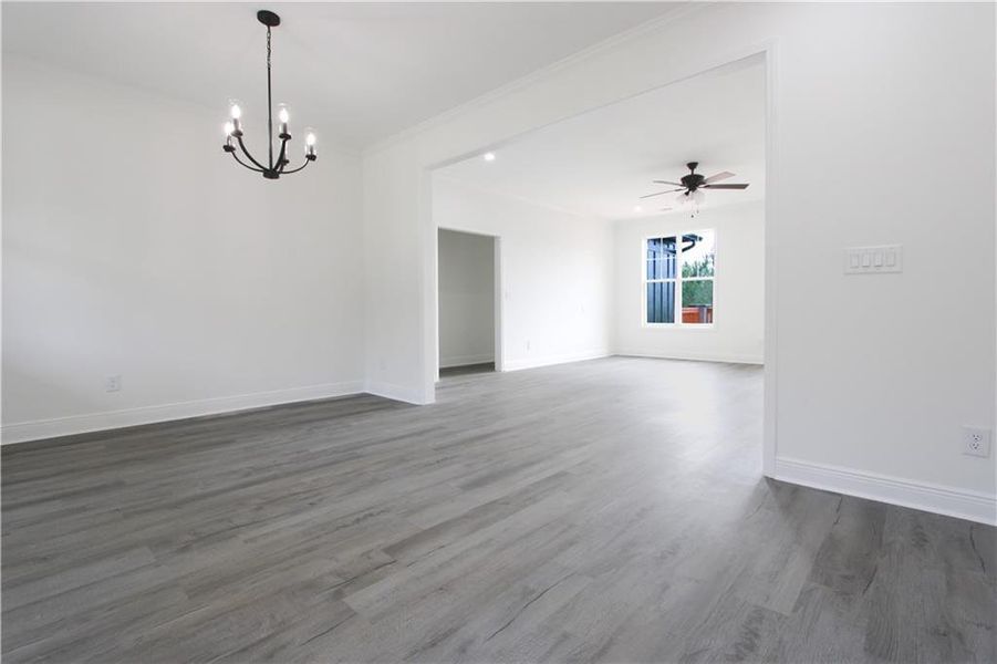 Spacious, unfurnished interior of a new home in , Forsyth (Image 18). Spacious, unfurnished interior of a new home in , Forsyth (Image 18).
